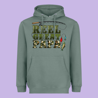 Reel Great Papa Heavyweight Hoodie Designed By Artiststas