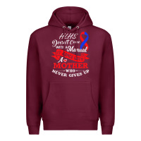 Burgundy Hlhs Awareness Support Shirt Awesome Gift For Awesome Family Premium Hoodie - minhPixels