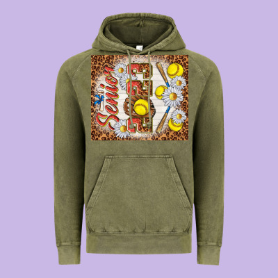 Senior 2023 Softball Vintage Hoodie Designed By Tumblerdesignbyshophia