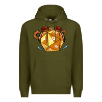 Army Green Dnd Artificer Premium Hoodie - minhPixels