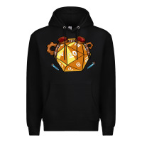 Black Dnd Artificer Premium Hoodie - minhPixels