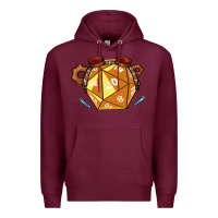 Burgundy Dnd Artificer Premium Hoodie - minhPixels