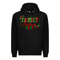 Black Family Christmas 2023 Premium Hoodie - FaDigitalArtStudio