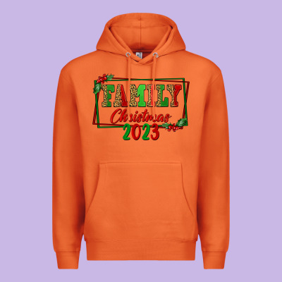 Family Christmas 2023 Premium Hoodie Designed By Fadigitalartstudio