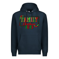 Navy Family Christmas 2023 Premium Hoodie - FaDigitalArtStudio