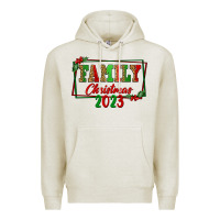 Oatmeal Heather Family Christmas 2023 Premium Hoodie - FaDigitalArtStudio