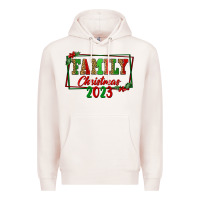 Pale Pink Family Christmas 2023 Premium Hoodie - FaDigitalArtStudio