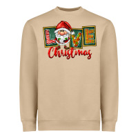 Mushroom Love Christmas Gnome Santa Heavyweight Sweatshirt - FaDigitalArtStudio