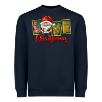 Love Christmas Gnome Santa Heavyweight Sweatshirt | Teevron
