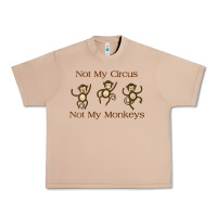 Burro Womens Not My Circus Not My Monkeys Gifts - Funny Political Novelty V- Urban Heavy Tee - minhPixels