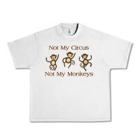 Lunar Rock Womens Not My Circus Not My Monkeys Gifts - Funny Political Novelty V- Urban Heavy Tee - minhPixels