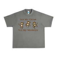 Tornado Womens Not My Circus Not My Monkeys Gifts - Funny Political Novelty V- Urban Heavy Tee - minhPixels
