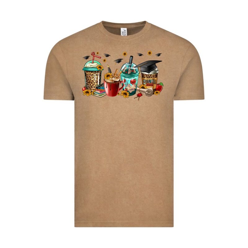 Senior 2023 Graduation Coffee Vintage Tee by Jasminsmagicworld | Teevron
