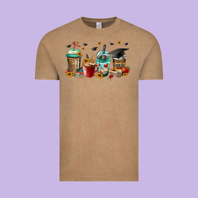 Senior 2023 Graduation Coffee Vintage Tee Designed By Jasminsmagicworld