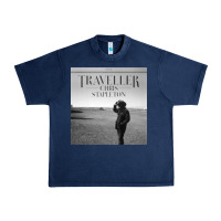 Navy Chris Stapleton traveller Urban Heavy Tee - minhPixels