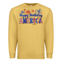 Antique Gold happy birthday america Premium Sweatshirt - Artiststas