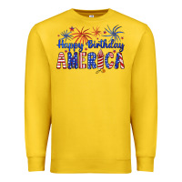 Lemon happy birthday america Premium Sweatshirt - Artiststas