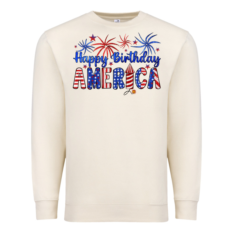 Happy Birthday America Premium Sweatshirt by Artiststas | Teevron