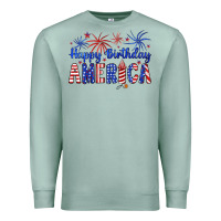 Seafoam happy birthday america Premium Sweatshirt - Artiststas