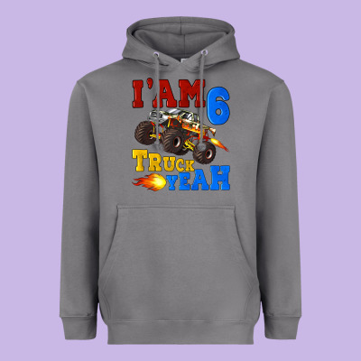 I'am Six Truck Yeah Heavyweight Hoodie Designed By Artiststas