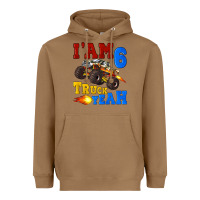 Toasted Coconut i'am six truck yeah Heavyweight Hoodie - Artiststas