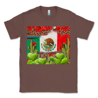Chestnut Mexican Flag Classic Tee - texasbilliewilder