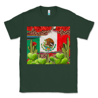 Sports Green Mexican Flag Classic Tee - texasbilliewilder