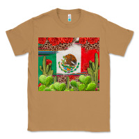 Toasted Coconut Mexican Flag Classic Tee - texasbilliewilder