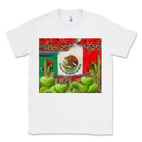 White Mexican Flag Classic Tee - texasbilliewilder