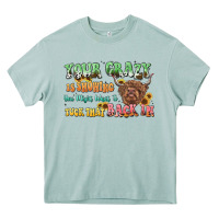 Arona your crazy is showing cow Heavy Core Tee - LillyAllenDesigns