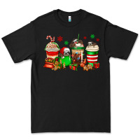 Black christmas sloth coffee cups Premium Tee - Jasminsmagicworld