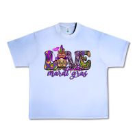 Grape Ice Love Mardi Gras with gnome Urban Heavy Tee - HowdyJamesFarm