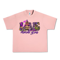 Salmon Love Mardi Gras with gnome Urban Heavy Tee - HowdyJamesFarm