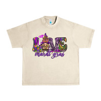 Sandshell Love Mardi Gras with gnome Urban Heavy Tee - HowdyJamesFarm