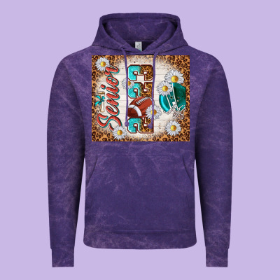Senior 2023 Football Vintage Hoodie Designed By Tumblerdesignbyshophia