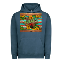 Pigment Midnight Navy texas Urban Hoodie - AdoDesignShop