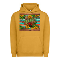 Pigment Peanut Butter texas Urban Hoodie - AdoDesignShop