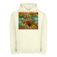 Pigment Pistachio texas Urban Hoodie - AdoDesignShop