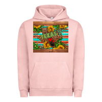 Pigment Salmon texas Urban Hoodie - AdoDesignShop