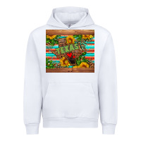 White texas Urban Hoodie - AdoDesignShop