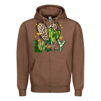 Chestnut Lucky Saint Patricks Day Zipper Hoodie - CowhideDigitalArt