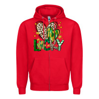 Red Lucky Saint Patricks Day Zipper Hoodie - CowhideDigitalArt