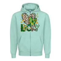 Lucky Saint Patricks Day Zipper Hoodie | Teevron