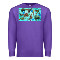 Purple dinosaurs sippy cup Premium Sweatshirt - Artiststas