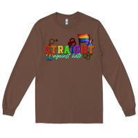 Chestnut Straight agains hate Long Sleeve Tee - CowGirlArtShop