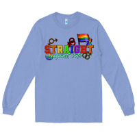 Colony Blue Straight agains hate Long Sleeve Tee - CowGirlArtShop