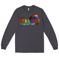 Smoke Straight agains hate Long Sleeve Tee - CowGirlArtShop