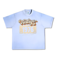 Grape Ice 46 Year Old Vintage 1976 Men Women 46th Birthday Decor Urban Heavy Tee - minhPixels