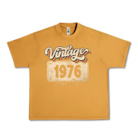 Peanut Butter 46 Year Old Vintage 1976 Men Women 46th Birthday Decor Urban Heavy Tee - minhPixels