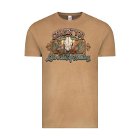 Vintage Camel Chasin you like a shot of whiskey bull skull Vintage Tee - HowdyJamesFarm